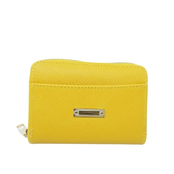 Yellow Scarf Top Handle Mini Satchel  wallet set - Picture 8 of 11